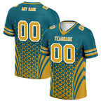 Custom Blue Black Florida Football Jersey and Sports Shoes Combo Offer Personalized Combo ZH-D023031-16