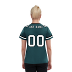 Custom Cyan Classic Style Personalized Authentic Football Jersey FBJ02-bd0a70ab
