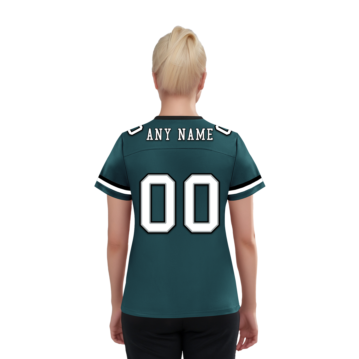 Custom Cyan Classic Style Personalized Authentic Football Jersey FBJ02-bd0a70ab