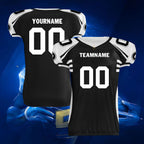 Custom Black White Nevada High-Performance American Football Jersey FBJ06-D023001-20