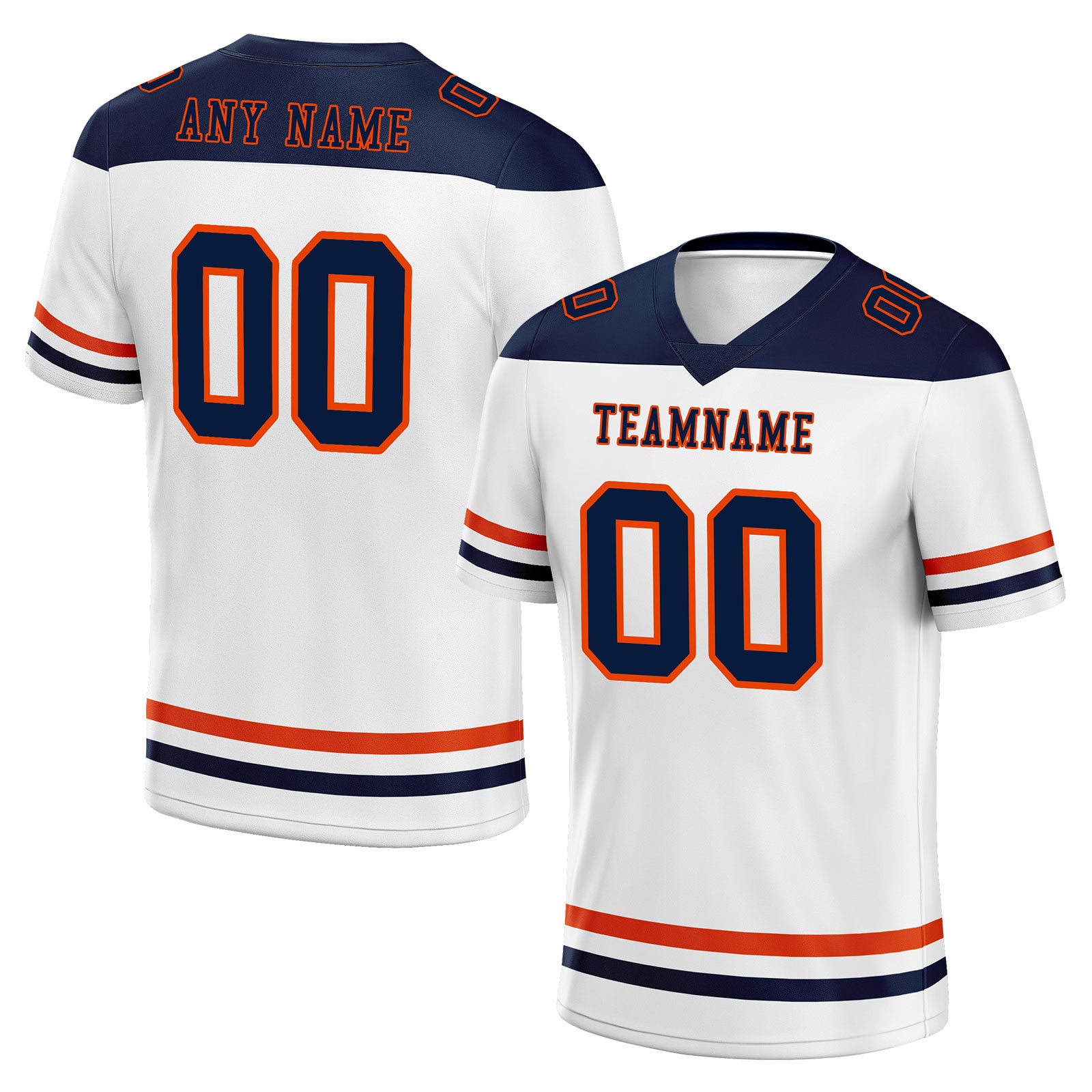 Custom Chicago Personalized Authentic Football Jersey FBJ02-E0607-21