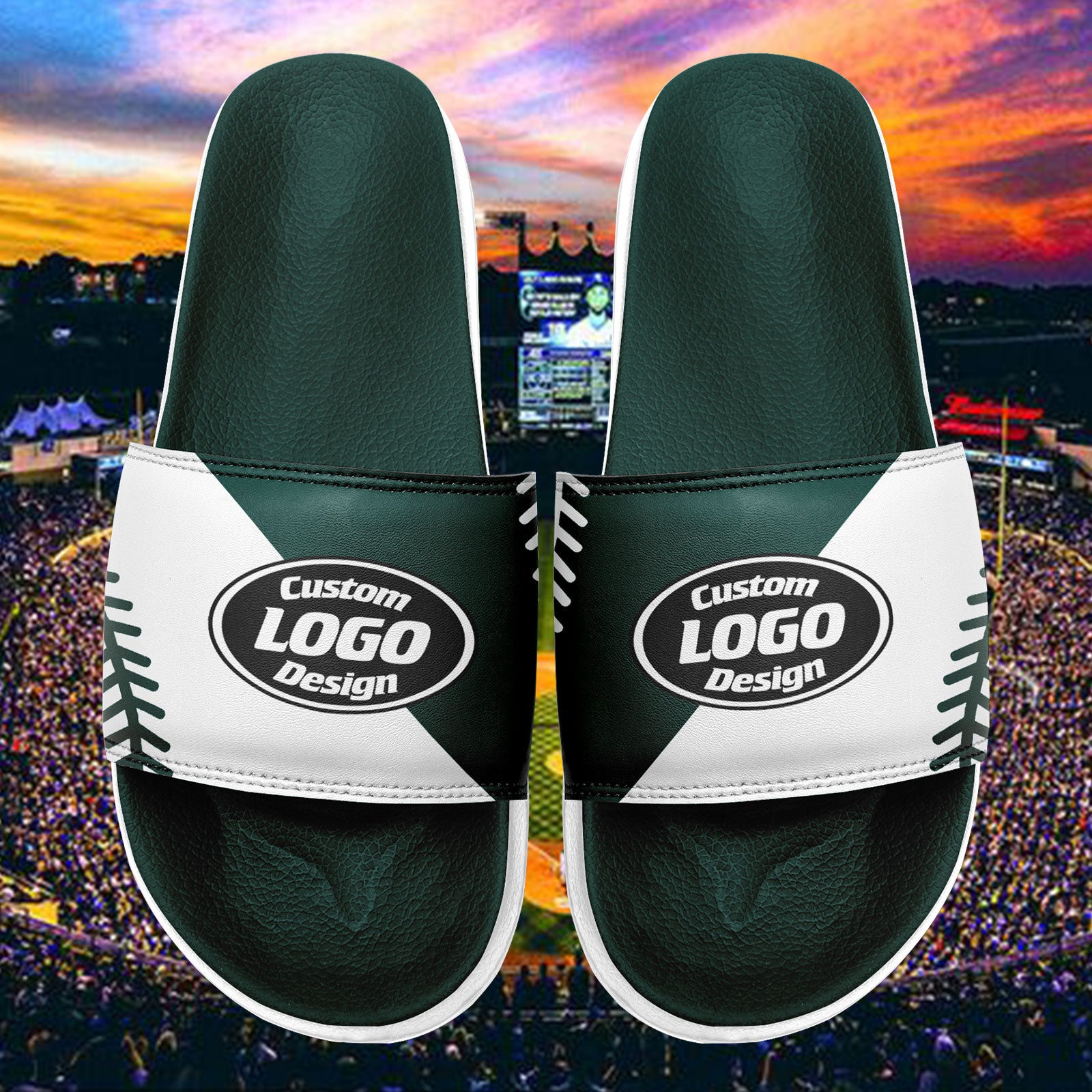 Custom Personalized Slide Sandal Shoes Personalized Sneaker FN055-E023029-2