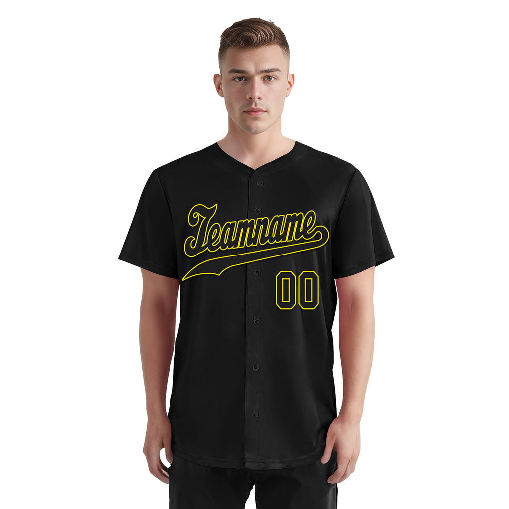Custom Black World Cancer Day Personalized Authentic Baseball Jersey BSBJ01-E06020-10