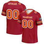 Custom Red Tampa Bay Personalized Authentic Football Jersey FBJ02-D025033-28