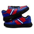 Custom Red Blue Buffalo Shoes Personalized Sneaker FN032-D020389-4