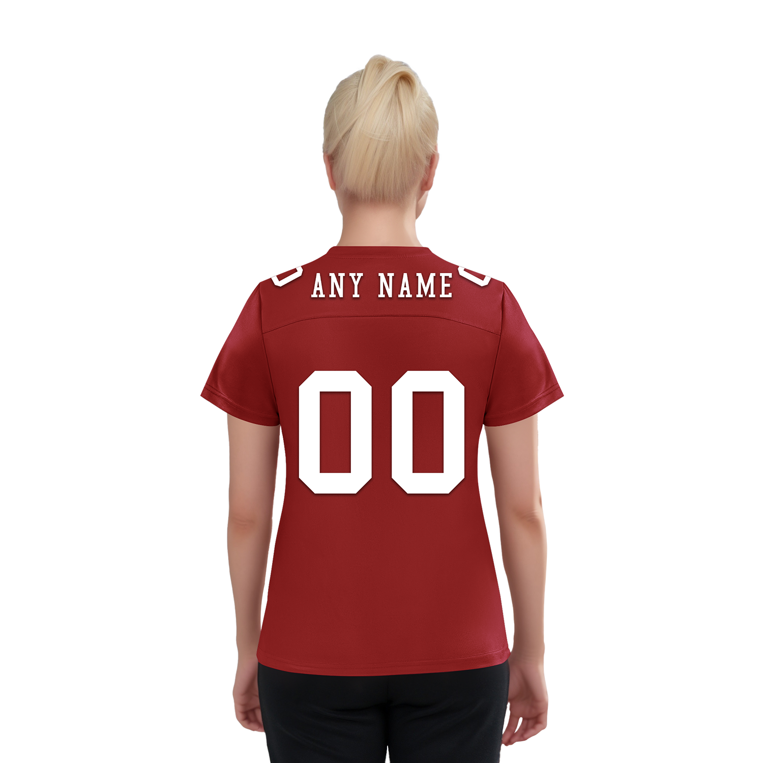 Custom Red Classic Style Personalized Authentic Football Jersey FBJ02-bd0a700a