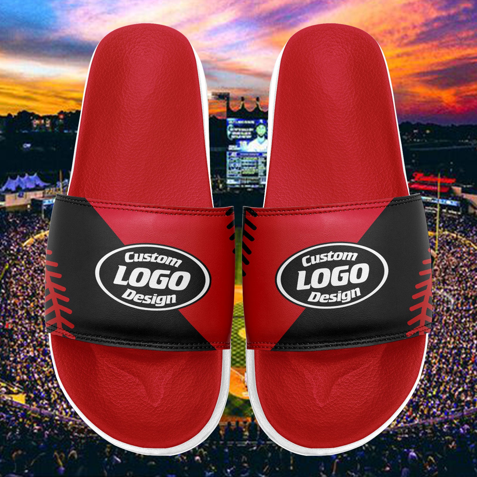Custom Personalized Slide Sandal Shoes Personalized Sneaker FN055-E023029-8