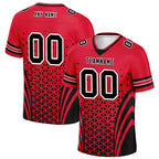 Custom Red White Missouri Personalized Authentic Football Jersey FBJ02-D023033-18