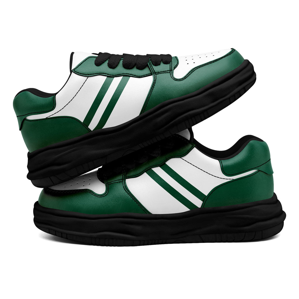 Custom Green White New York Shoes Personalized Sneaker FN032-D020389-28