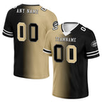 Custom Black Yellow Louisiana Personalized Authentic Football Jersey FBJ02-D028017-10