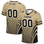 Custom Beige Black Louisiana Football Jersey and Sports Shoes Combo Offer Personalized Combo ZH-D023031-19