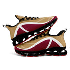 Custom Red Gold Maxsoul Shoes Personalized Sneaker FN003XD-D020391-16