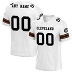 Custom White Cleveland Personalized Authentic Football Jersey FBJ02-D020256-29