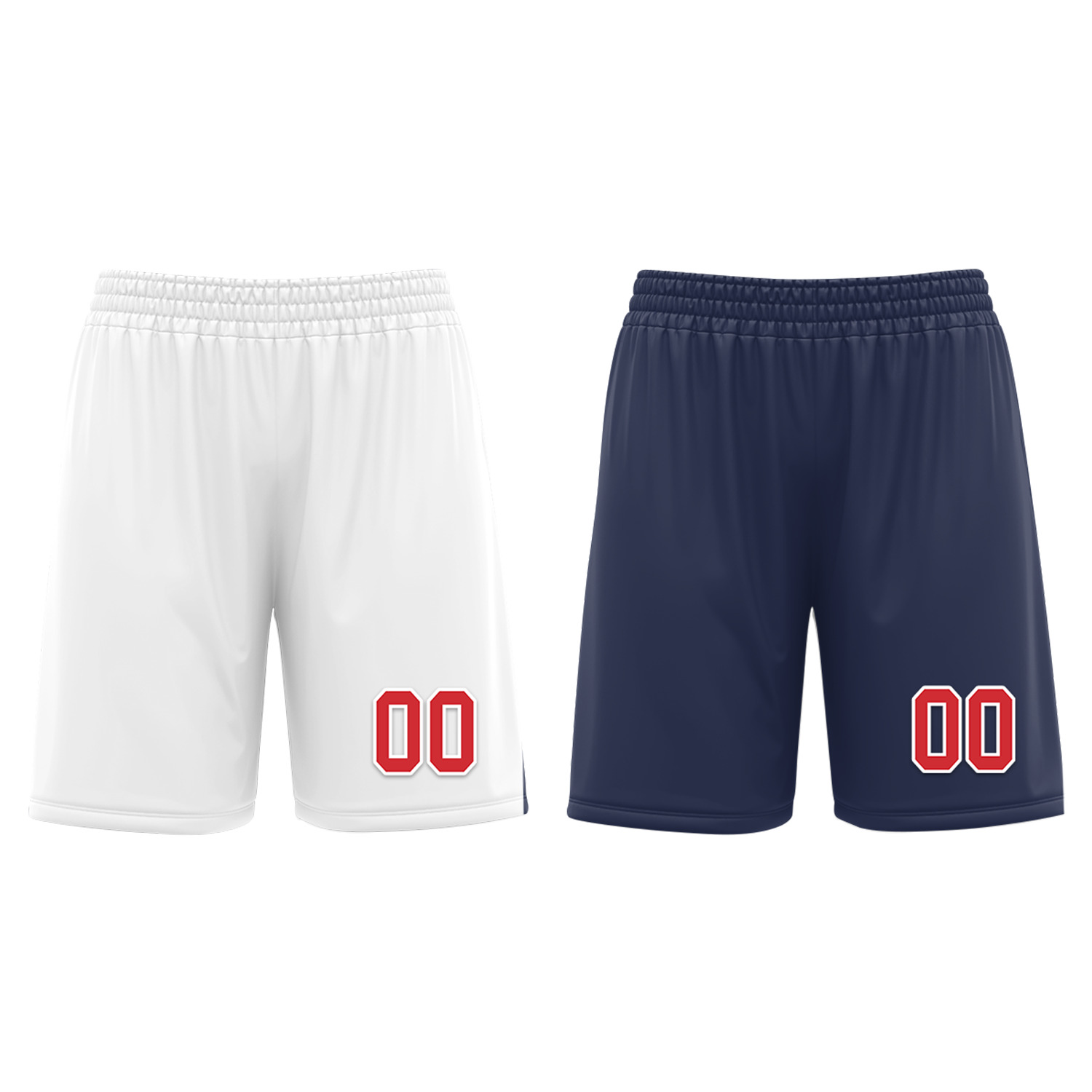 Custom White Blue Classic Style Reversible Basketball Uniform Personalized Ordinary BBJR-D017023