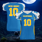 Custom Blue White California High-Performance American Football Jersey FBJ06-D023001-22