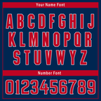 Custom Blue Classic Style Red Personalized Authentic Baseball Jersey BSBJ01-bd0faca