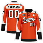 Custom Orange Personalized Hockey Jersey HCKJ01-D0a70ed