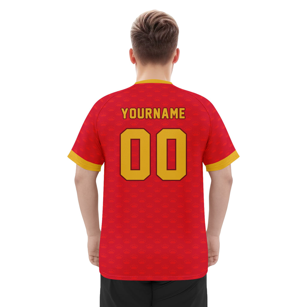 Custom Spain 2026 World Cup Football Shirt Customized Soccer Jersey for Fans Add Your Name & Number FZ190-F020047-5