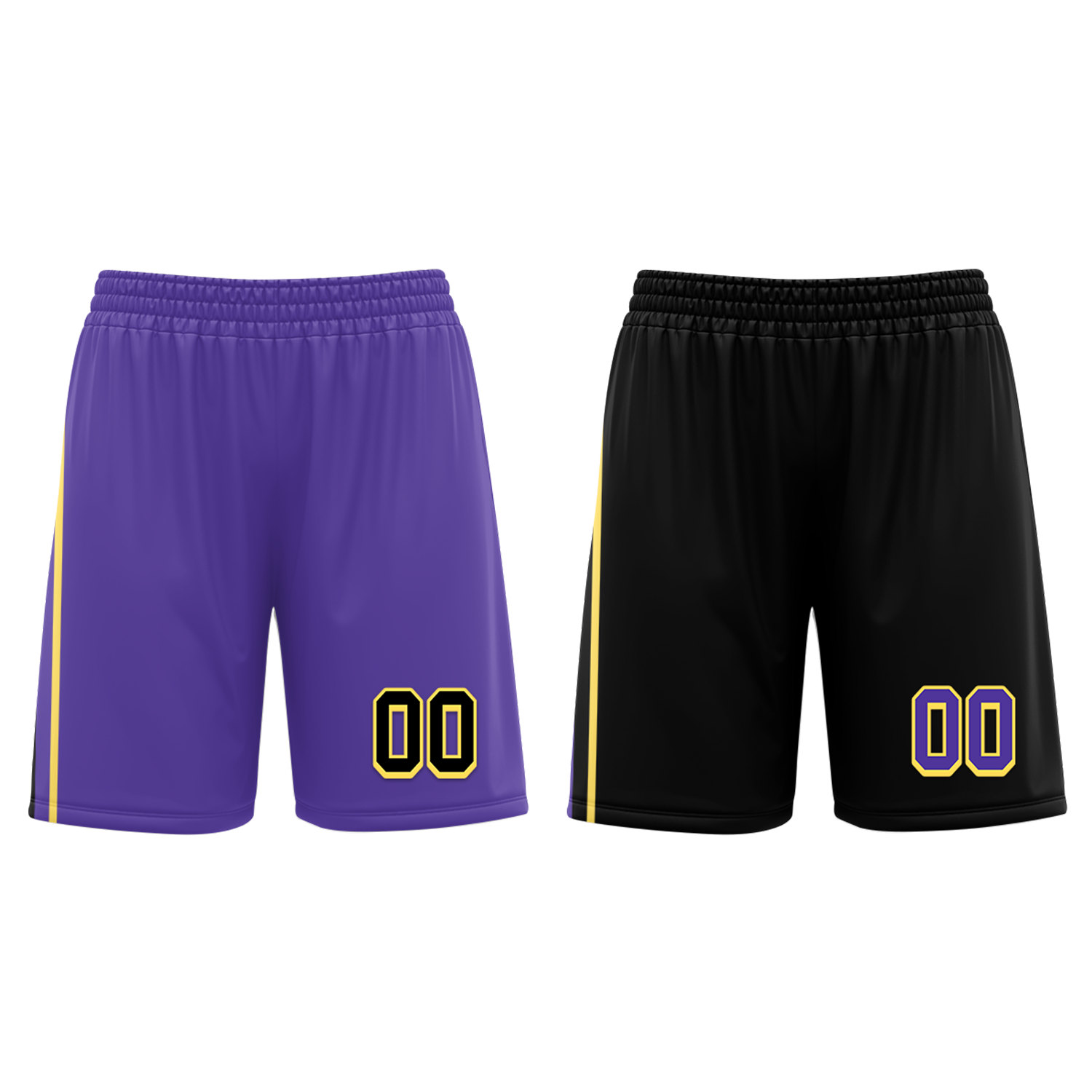 Custom Purple Black Classic Style Reversible Basketball Uniform Personalized COOLMAX BBJR-D017033