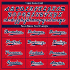 Custom Red Blue Jersey MaxSoul Shoes and Hat Combo Offer Personalized ZH-D0b008e-a