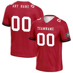 Custom Red Black Tampa Bay Football Jersey and Firesoul Sports Shoes Combo Offer Personalized Combo ZH-D020273-29
