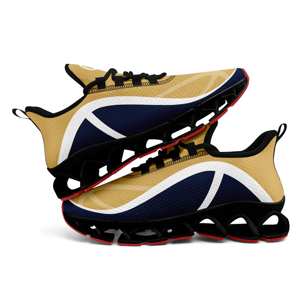 Custom Blue Yellow Maxsoul Shoes Personalized Sneaker FN003XD-D020391-12