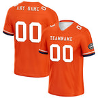 Custom Orange Blue Denver Football Jersey and Firesoul Sports Shoes Combo Offer Personalized Combo ZH-D020273-10