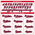 Custom White Red Jersey MaxSoul Shoes and Hat Combo Offer Personalized ZH-D0b008e-b