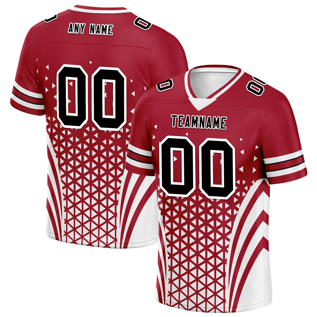 Custom Blue White New York Personalized Authentic Football Jersey FBJ02-D023033-21