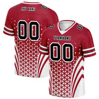 Custom Blue White New York Personalized Authentic Football Jersey FBJ02-D023033-21