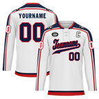 Custom White Personalized Hockey Jersey HCKJ01-D0a70fa