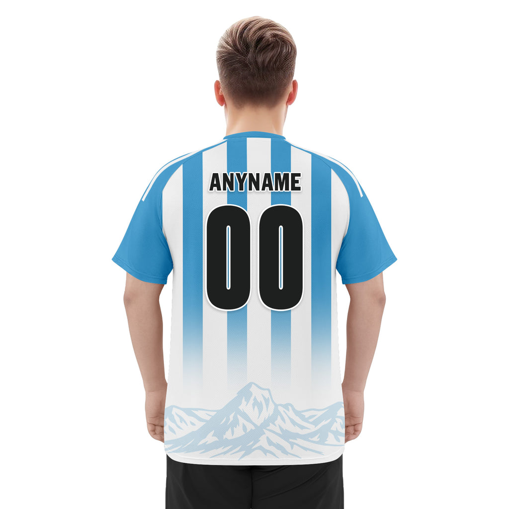 Custom Argentina 2026 World Cup Football Shirt Customized Soccer Jersey for Fans Add Your Name & Number FZ190-F007001-01