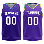 Custom Purple White Utah City Edition Personalized Reversible Basketball Set Sports Basketball Jersey BBJ01R-D0610-29-COOLMAX