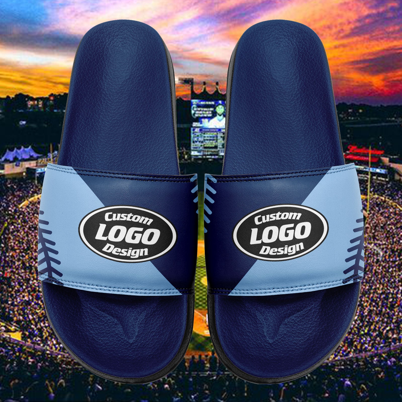Custom Personalized Slide Sandal Shoes Personalized Sneaker FN055-E023029-27