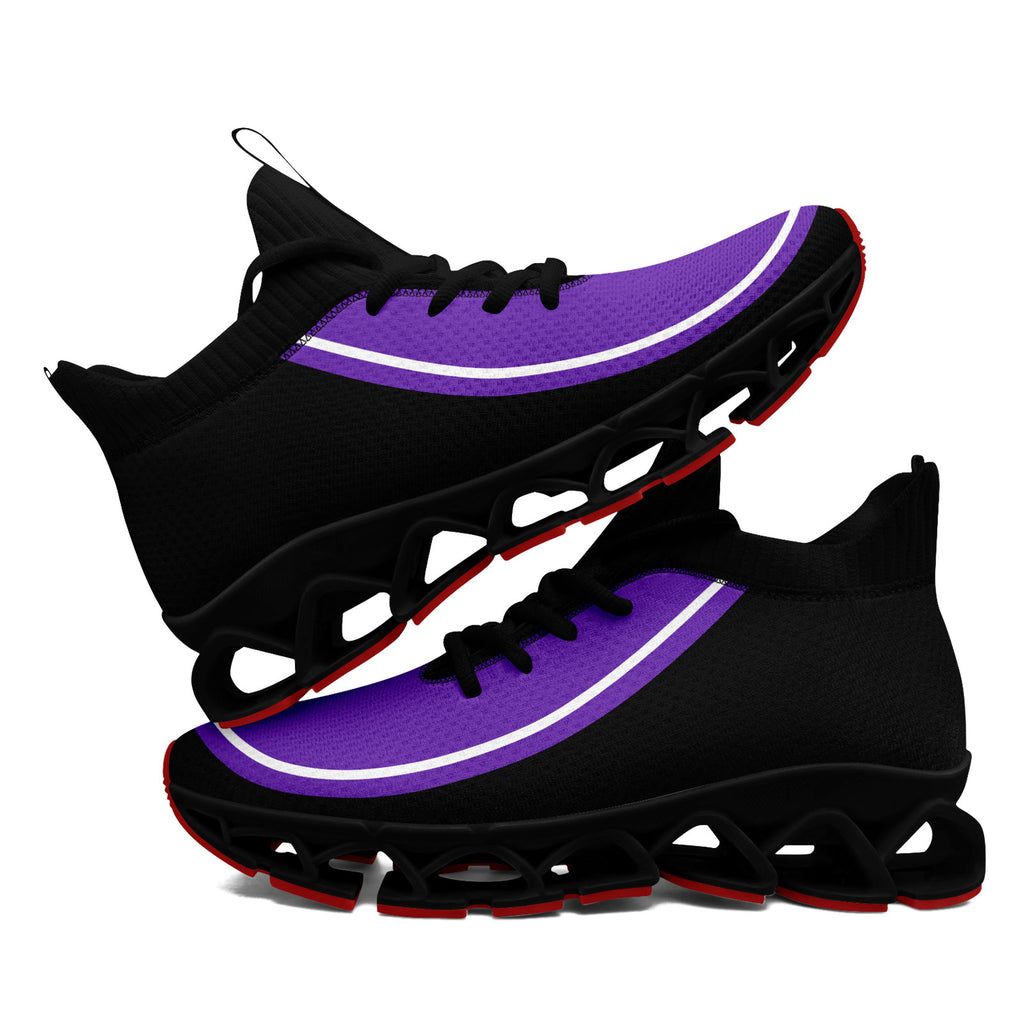 Custom Purple Black Maxsoul Shoes Personalized Sneaker FN030XD-D020388-15