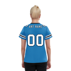 Custom Blue White Classic Style Personalized Authentic Football Jersey FBJ02-bd0a700c