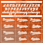 Custom Orange Classic Style Personalized Authentic Baseball Jersey BSBJ01-D020160-4