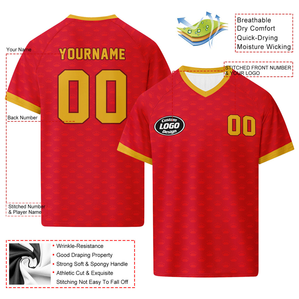 Custom Spain 2026 World Cup Football Shirt Customized Soccer Jersey for Fans Add Your Name & Number FZ190-F020047-5