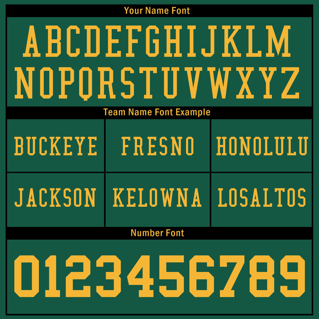 Custom Green Yellow Green Bay Personalized Authentic Football Jersey FBJ02-E0601-7