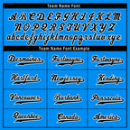 Custom Blue Black Stripe Fashion Personalized Authentic Baseball Jersey BSBJ01-D017213