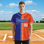 Custom Stripe Fashion Personalized Authentic Baseball Jersey BSBJ01-E06043-24