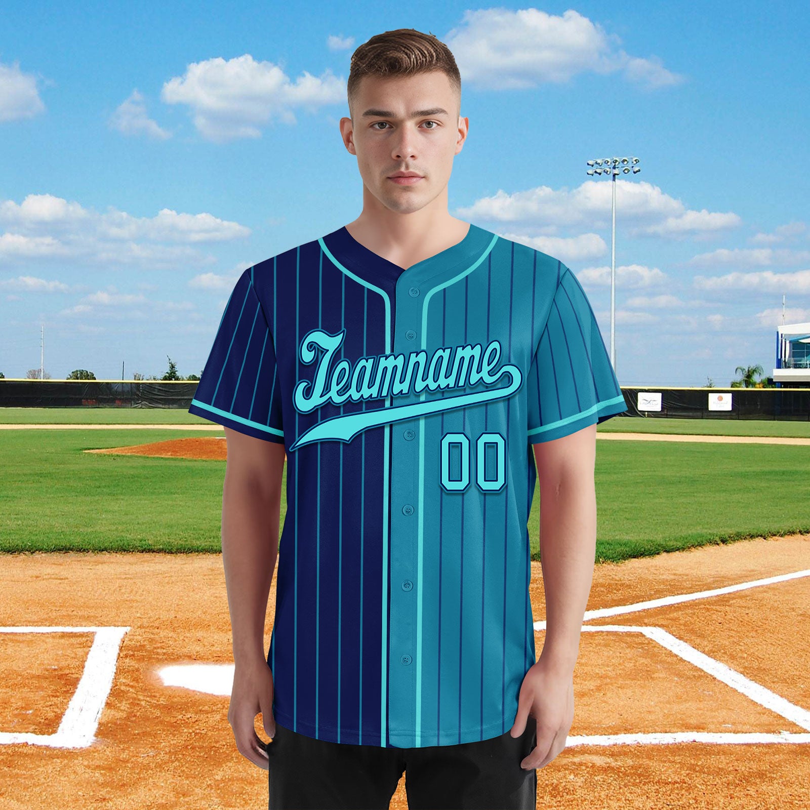 Custom Stripe Fashion Personalized Authentic Baseball Jersey BSBJ01-E06043-19