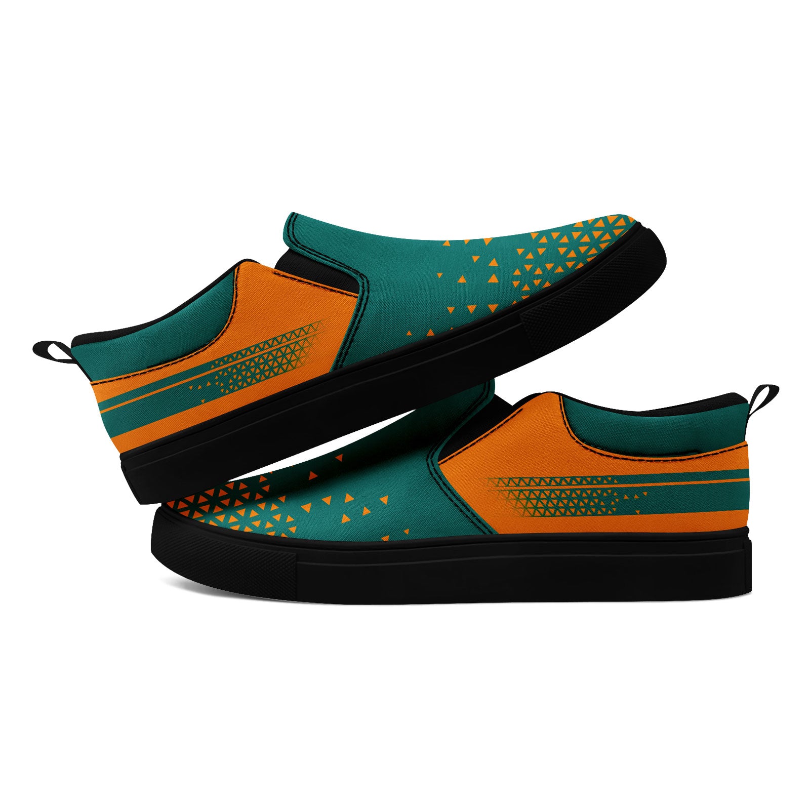 Custom Canvas Sneakers Personalized Slip On Shoes FN071-E023042-6