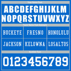 Custom Blue Gray Detroit Football Jersey and Firesoul Sports Shoes Combo Offer Personalized Combo ZH-D020273-11