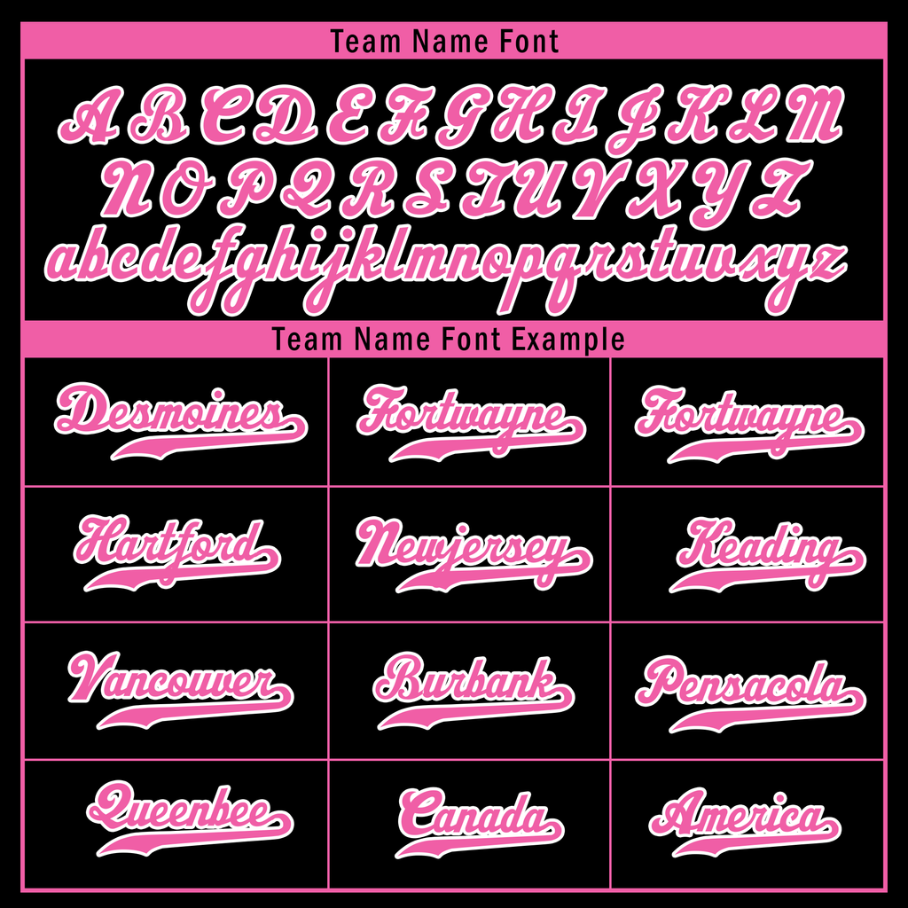 Custom Black Pink Raglan Sleeves Personalized Authentic Baseball Jersey BSBJ01-D017198
