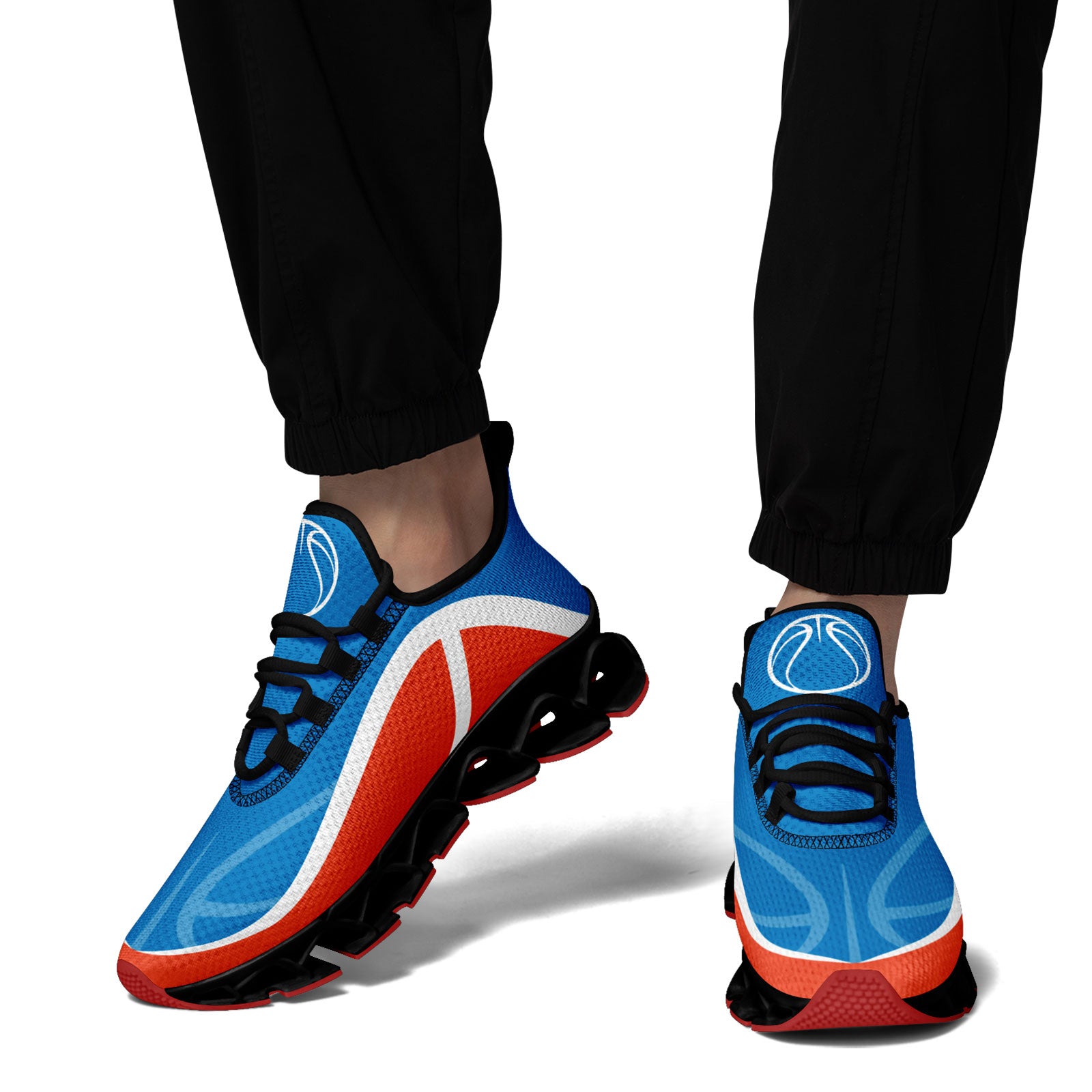 Custom Blue Orange Maxsoul Shoes Personalized Sneaker FN003XD-D020391-6