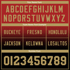 Custom Yellow Red California Football Jersey and Sports Shoes Combo Offer Personalized Combo ZH-D023031-25