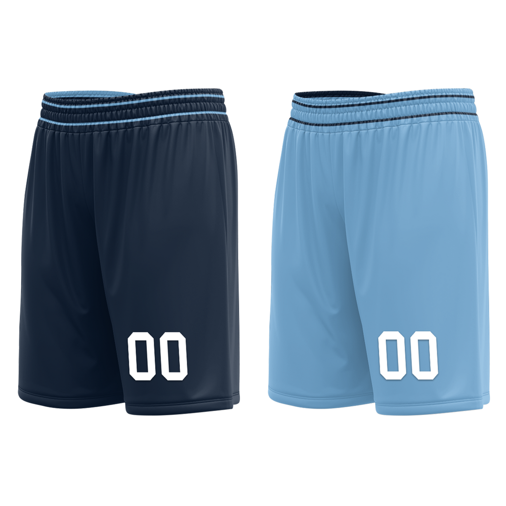 Custom Blue Classic Style Reversible Basketball Uniform Personalized Ordinary BBJR-D017032