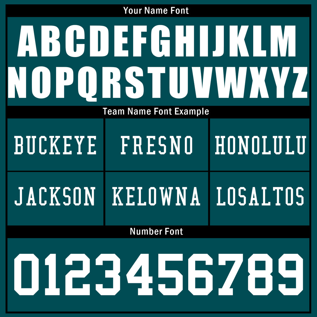 Custom Green Philadelphia Personalized Authentic Football Jersey FBJ02-D020263-23