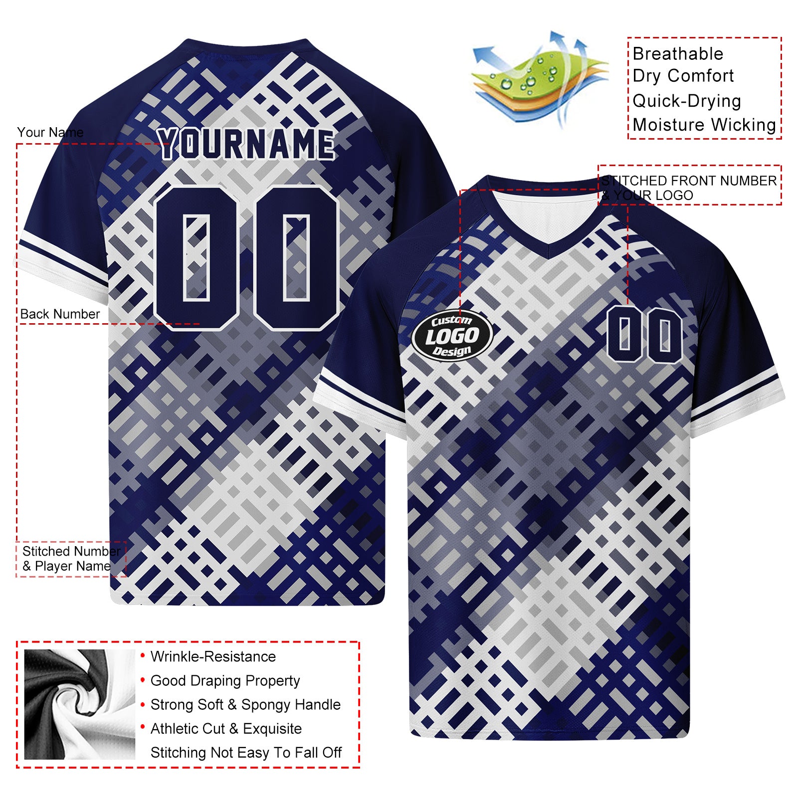Custom Scotland 2026 World Cup Football Shirt Customized Soccer Jersey for Fans Add Your Name & Number FZ190-F020043-4